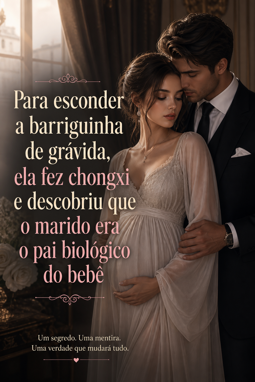 Para esconder a barriguinha de grávida, ela fez chongxi e descobriu que o marido era o pai biológico do bebê